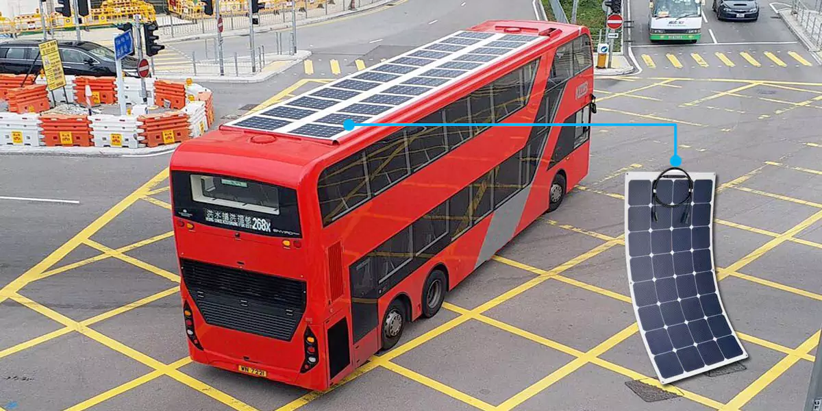 High Efficiency Lightweight Solar Panels for Bus Industry